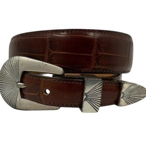 Onyx 1990 vintage leather belt